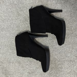 Black Bootie Heels